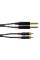 Кабель акустический Cordial CFU 2x Jack - 2x RCA 1,5 м.