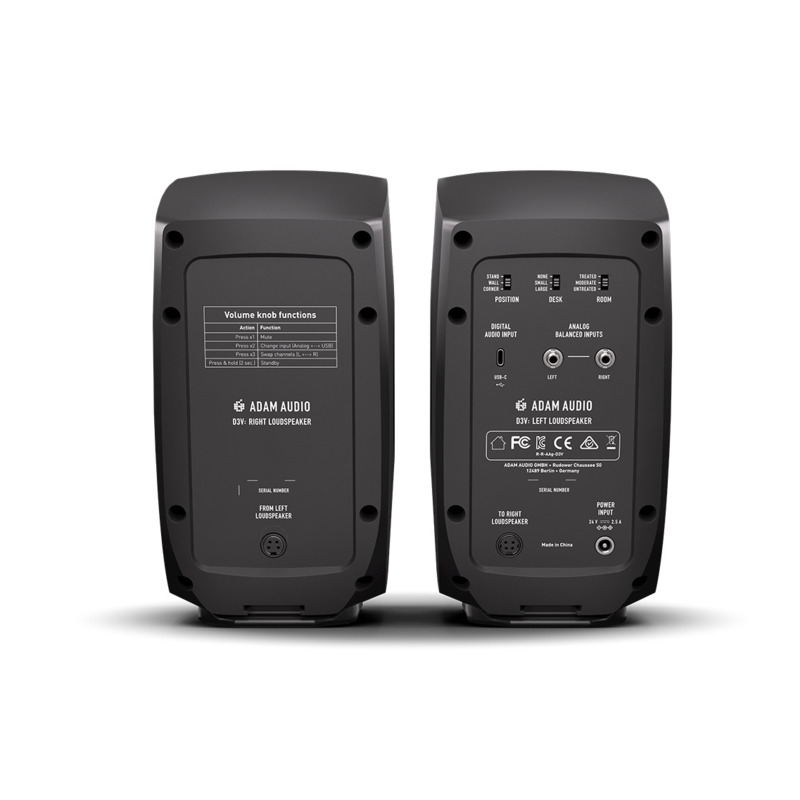Студийный монитор ADAM AUDIO D3V Black
