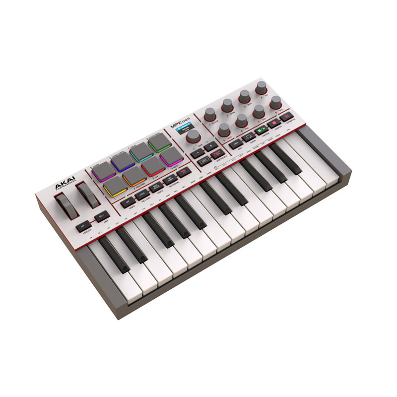 MIDI Клавиатура AKAI MPK mini 4 White