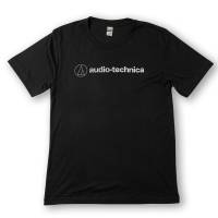 Футболка чоловіча класична з логотипом Audio Technica Чорна L