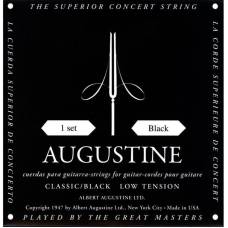 Струны для классической гитары Augustine Classic/Black Label Low Tension