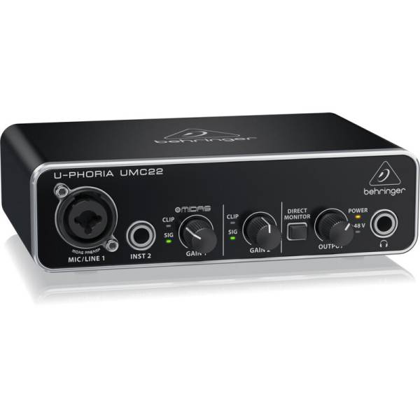 Аудиоинтерфейс Behringer UMC22
