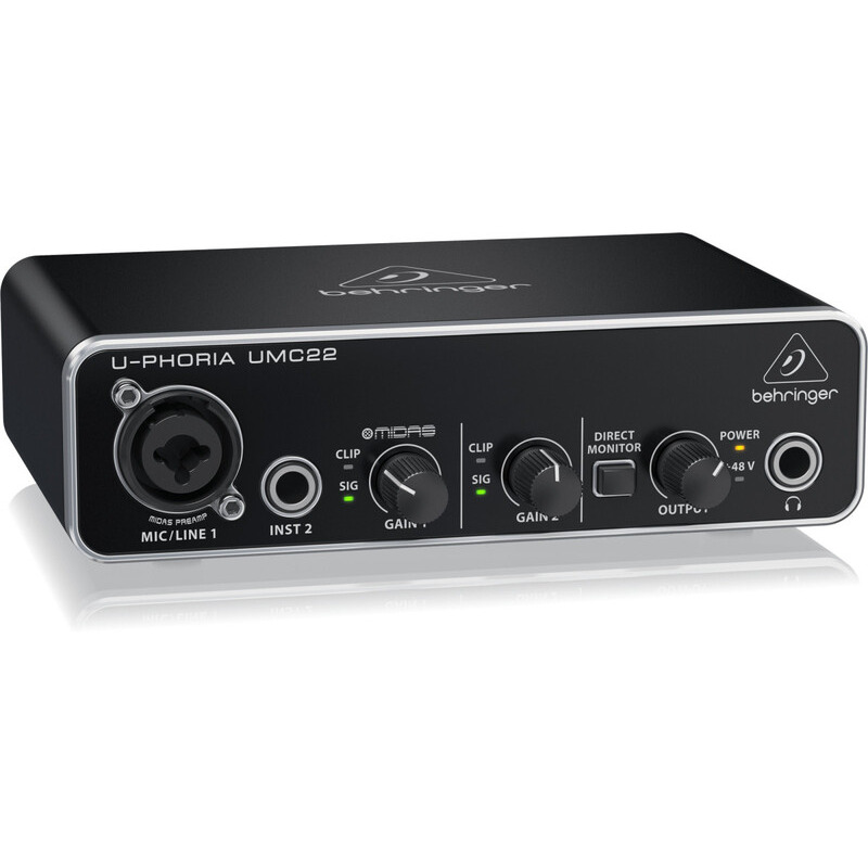 Аудиоинтерфейс Behringer UMC22