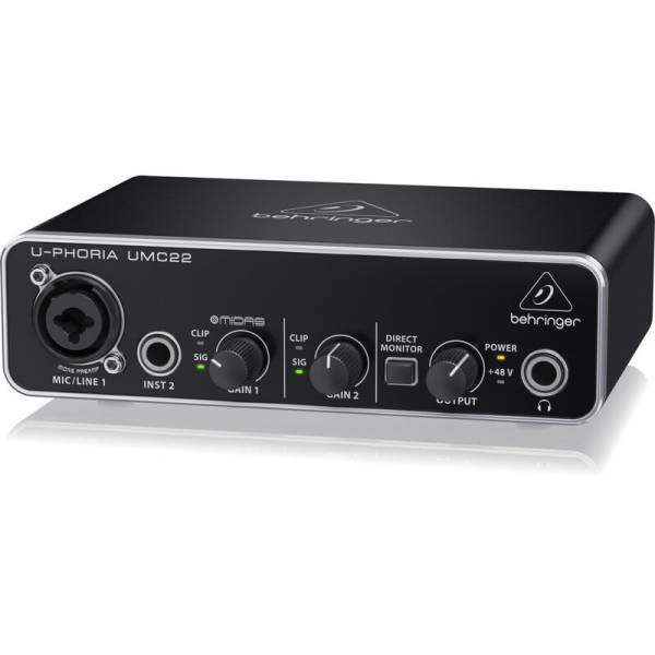 Аудиоинтерфейс Behringer UMC22
