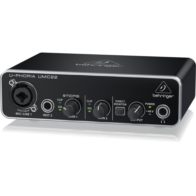 Аудиоинтерфейс Behringer UMC22