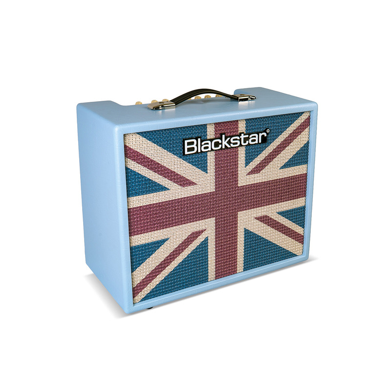 Гітарний комбопідсилювач BLACKSTAR DEBUT 50R BABY BLUE UNION FLAG