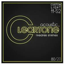 Струны для акустической гитары Cleartone 7611 80/20 Bronze Custom Light 11/52