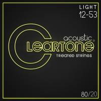 Струны для акустической гитары Cleartone 7612 80/20 Bronze Light 12/53