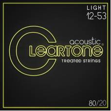 Струны для акустической гитары Cleartone 7612 80/20 Bronze Light 12/53