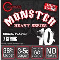 Струны для электрогитары Cleartone 9410-7 Monster Heavy Series Nickel-Plated 7-Strings Light 10/56