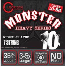 Струны для электрогитары Cleartone 9410-7 Monster Heavy Series Nickel-Plated 7-Strings Light 10/56