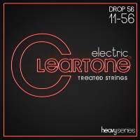 Струны для электрогитары Cleartone 9456 Monster Heavy Series Nickel-Plated Drop Tune 11/56