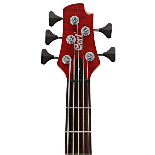 Бас-гитара CORT A5 Plus FMMH (Open Pore Black Cherry)