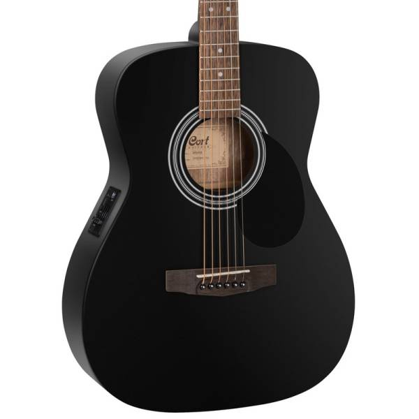 Электроакустическая гитара CORT AF510E (BLACK SATIN)