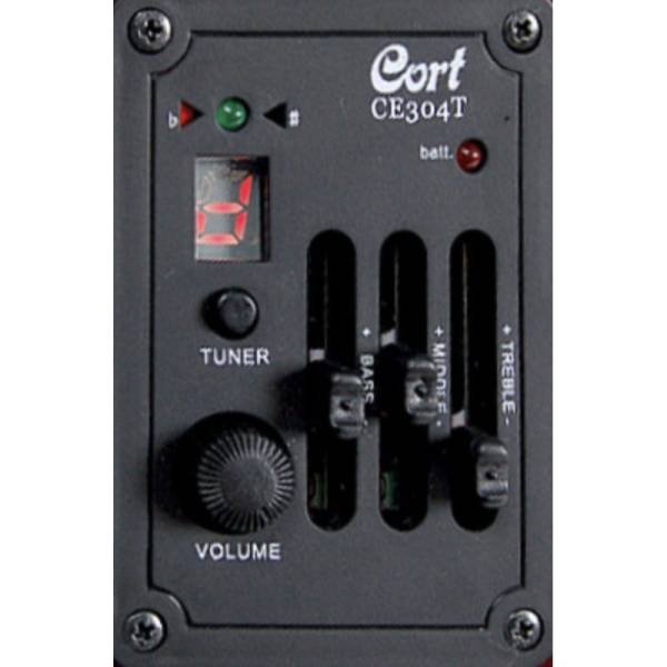 Электроакустическая гитара CORT AF510E (BLACK SATIN)