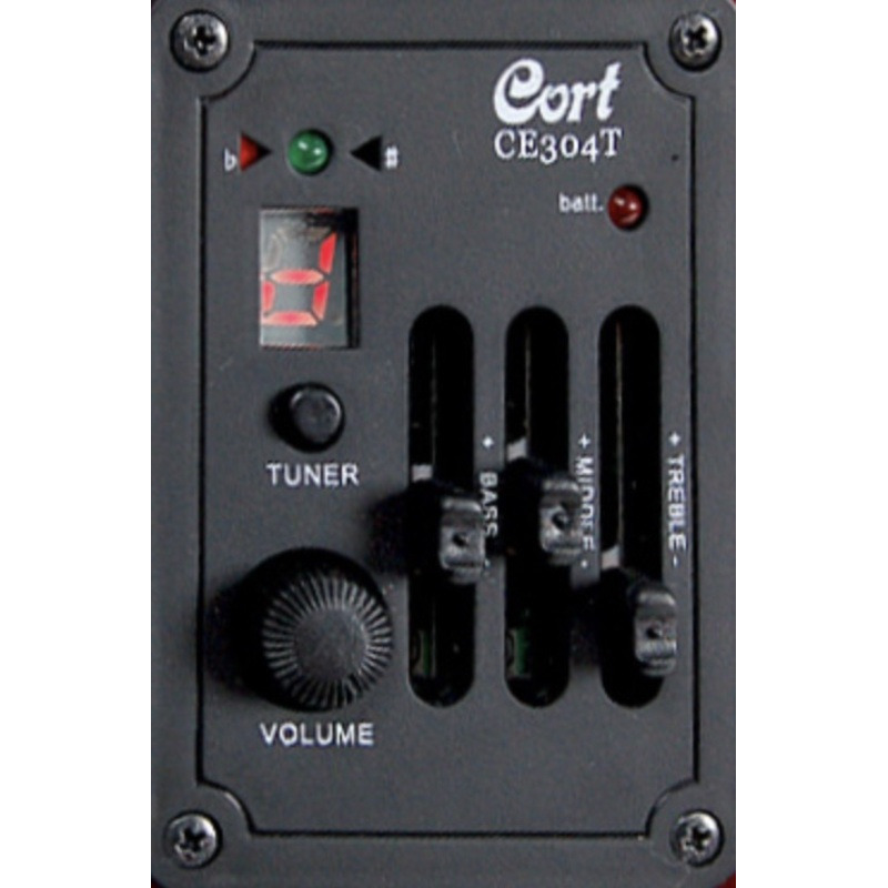 Електроакустична гітара CORT AF510E (BLACK SATIN)