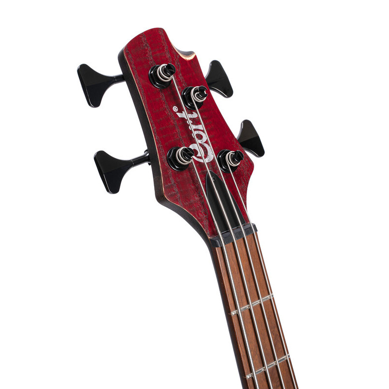 Бас-гітара CORT B4 Element (Open Pore Burgundy Red)