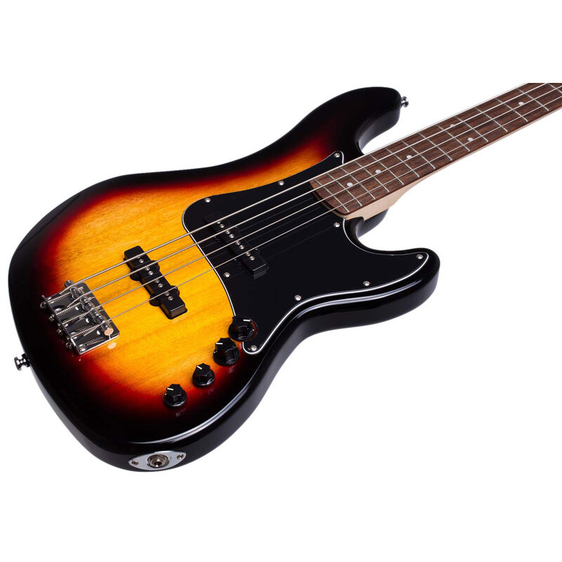 Бас-гитара CORT GB34JJ (3 Tone Sunburst)