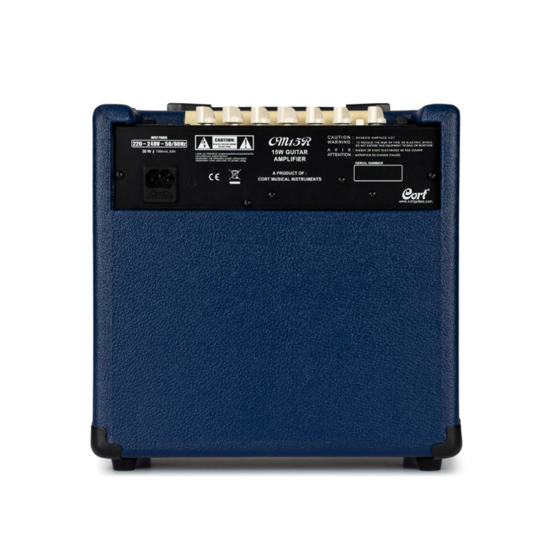 Гітарний комбопідсилювач Cort CM15R (Dark Blue)