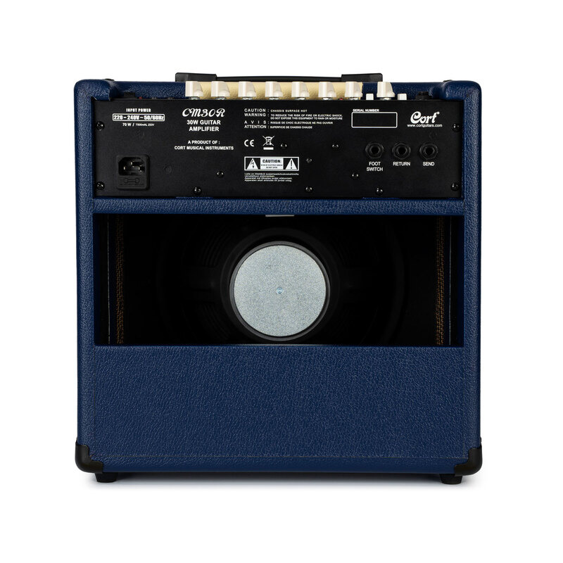 Гітарний комбопідсилювач CORT CM30R (Dark Blue)