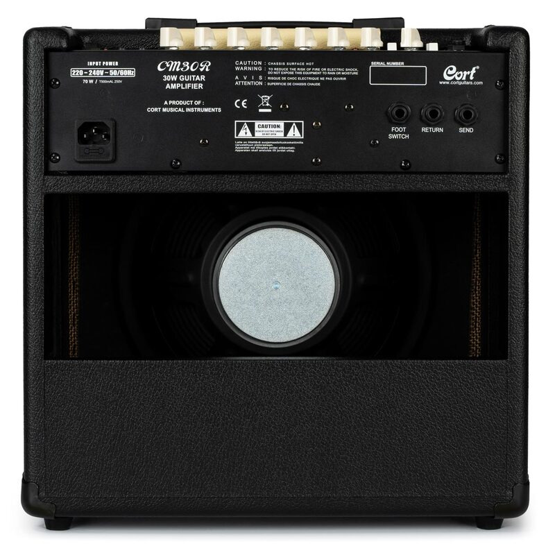 Гітарний комбопідсилювач CORT CM30R (Black)