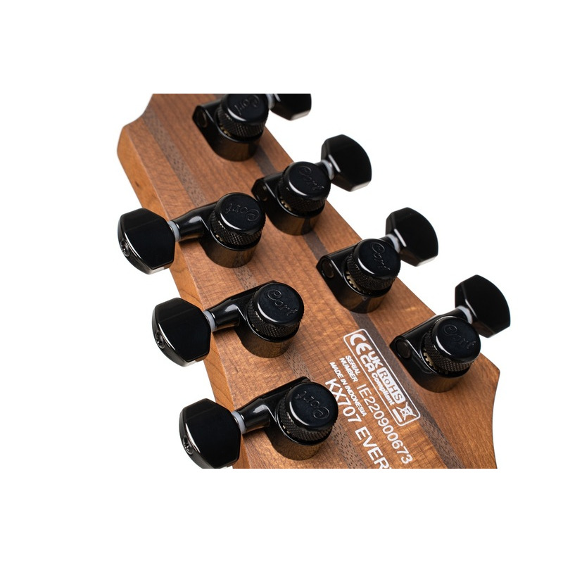 Электрогитара CORT KX707 EverTune (Open Pore Black)