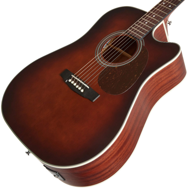 Електроакустична гітара CORT MR500E (Brown Burst)