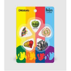 Медиаторы D'Addario 1CWH410B3 Beatles Guitar Picks Albums 10 Pack Medium (10 шт.)