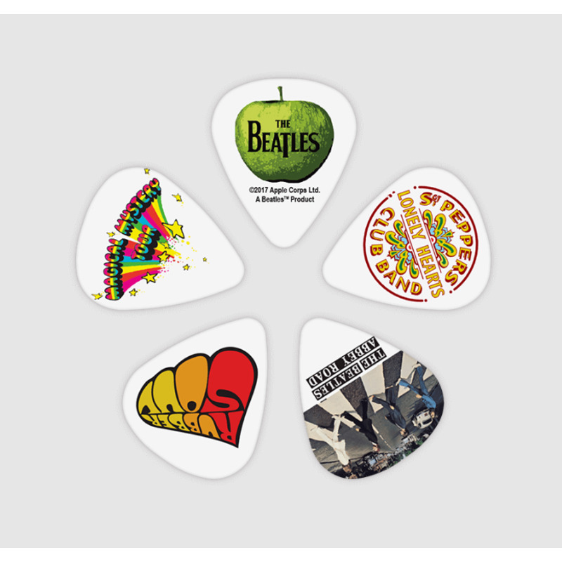Медіатори D'Addario 1CWH410B3 Beatles Guitar Picks Albums 10 Pack Medium (10 шт.)