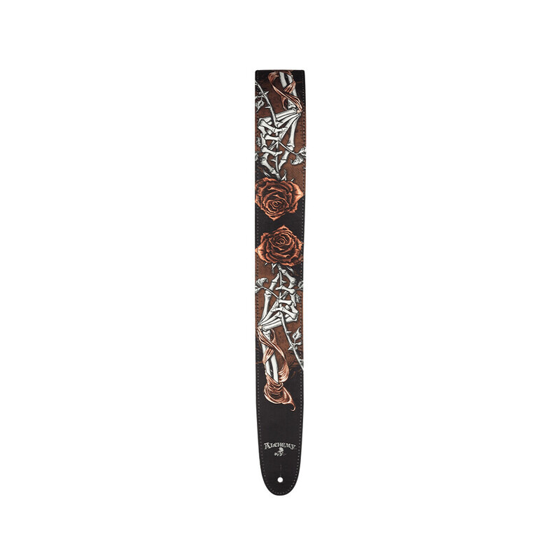 Ремінь для гітари D'ADDARIO 25LAL05 ALCHEMY LEATHER GUITAR STRAP - Cryptorosa
