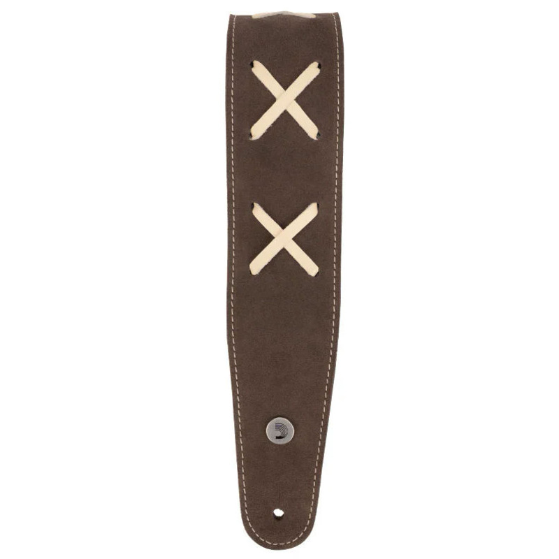 Ремень для гитары D'ADDARIO 25VDG00 VINTAGE SUEDE GUITAR STRAP (BROWN)