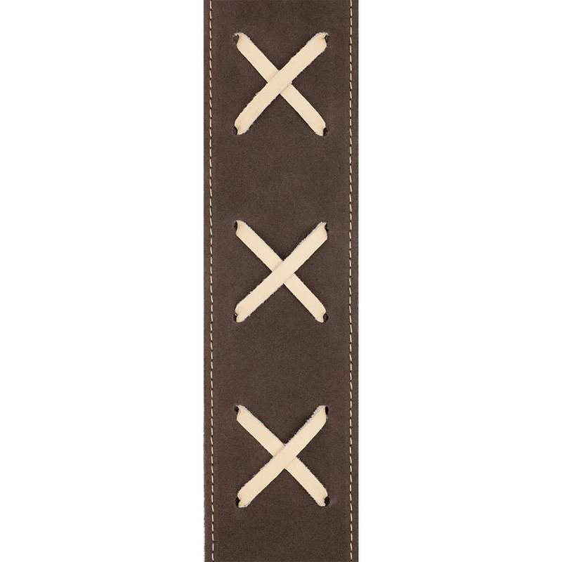 Ремень для гитары D'ADDARIO 25VDG00 VINTAGE SUEDE GUITAR STRAP (BROWN)
