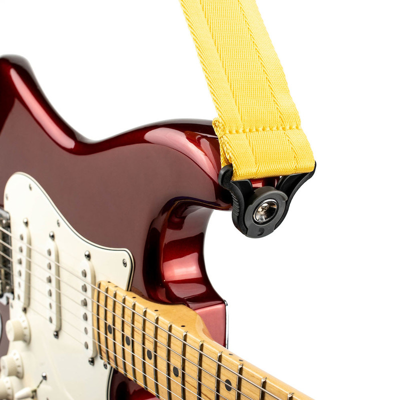 Ремень для гитары D'ADDARIO 50BAL07 AUTO LOCK GUITAR STRAP (MELLOW YELLOW)