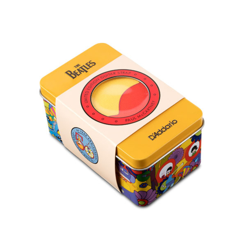 Ремень для гитары D'ADDARIO YELLOW SUBMARINE 50TH ANNIVERSARY GUITAR STRAP TIN - PAUL