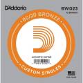 Струна D'Addario BW023 80/20 Bronze .023