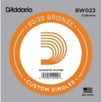 Струна D'Addario BW023 80/20 Bronze .023