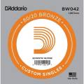 Струна D'Addario BW042 80/20 Bronze .042