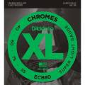 Струны для бас-гитары D'Addario ECB80 Chromes Flatwound Super Light 40/95
