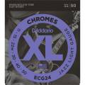 Струни для електрогітари D'Addario ECG24 Chromes Flat Wound Jazz Light 11/50