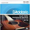 Струны для акустической гитары D'Addario EFT16 Phosphor Bronze Flat Tops Light 12/53