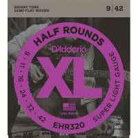 Струны для электрогитары D'Addario EHR320 Half Rounds Super Light 9/42