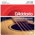 Струны для акустической гитары D'Addario EJ39 Phosphor Bronze Medium 12-Strings 12/52