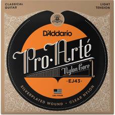 Струны для классической гитары D'Addario EJ43 Light Tension