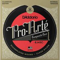 Струны для классической гитары D'Addario EJ45C Silverplated Wound Nylon Normal Tension