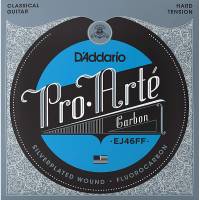 Струны для классической гитары D'Addario EJ46FF Silverplated Wound Fluоrocarbon Hard Tension