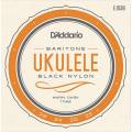 Струни для укулеле D'Addario EJ53B Black Nylon Baritone 28/35