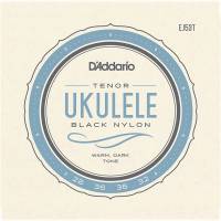 Струны для укулеле D'Addario EJ53T Black Nylon Tenor 28/32