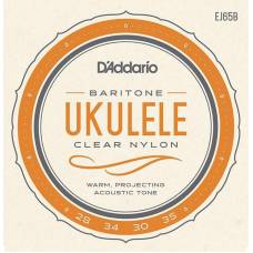 Струны для укулеле D'Addario EJ65B Clear Nylon Baritone 28/35