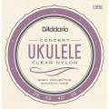Струны для укулеле D'Addario EJ65C Clear Nylon Concert 28/28