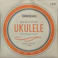 Струны для укулеле D'Addario EJ87B Titanium Baritone 28/35